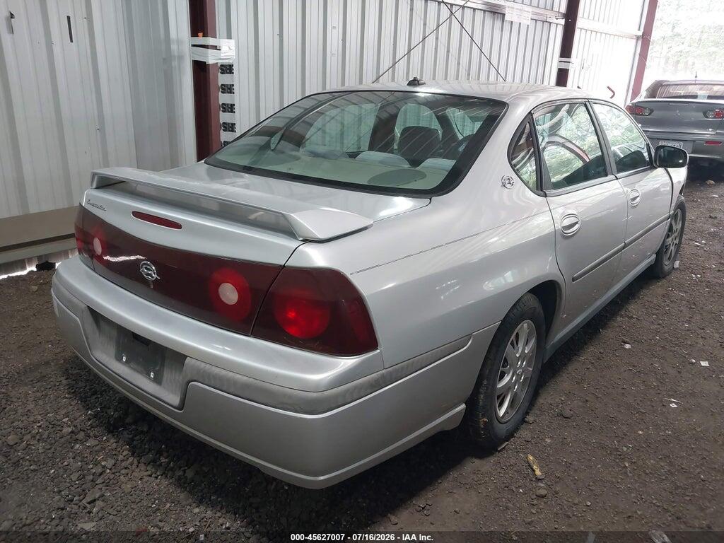 2G1WF52E339434222 2003 CHEVROLET IMPALA photo no. 4