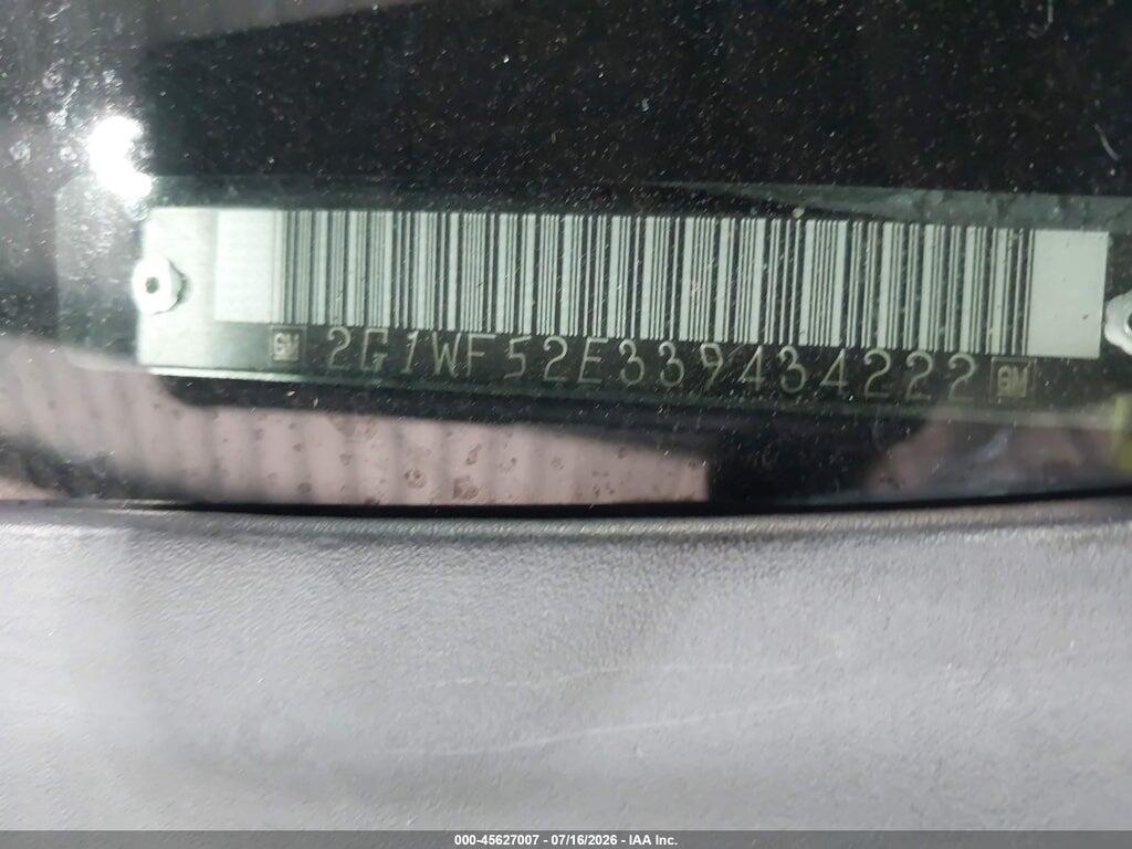 2G1WF52E339434222 2003 CHEVROLET IMPALA photo no. 9