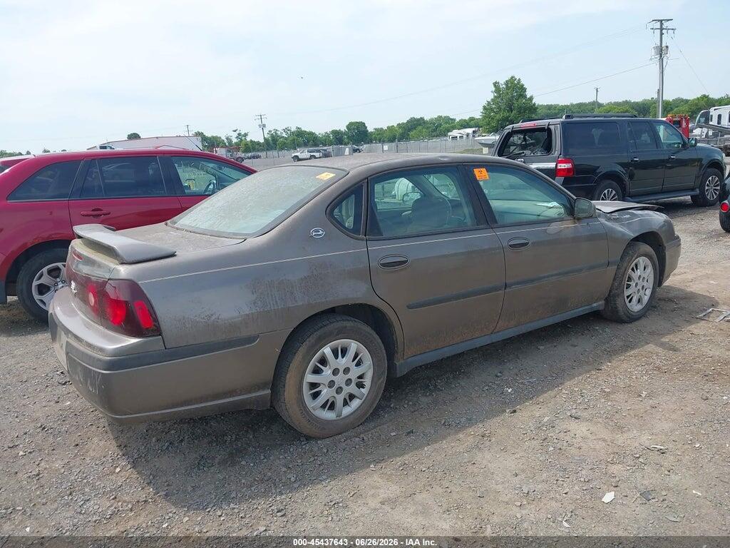 2G1WF52E539436005 2003 CHEVROLET IMPALA photo no. 4