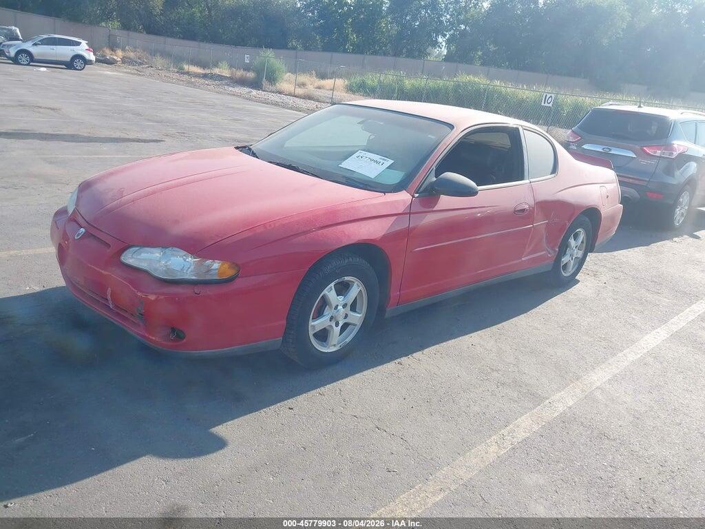 2G1WW12E039359133 2003 CHEVROLET MONTE CARLO photo no. 2