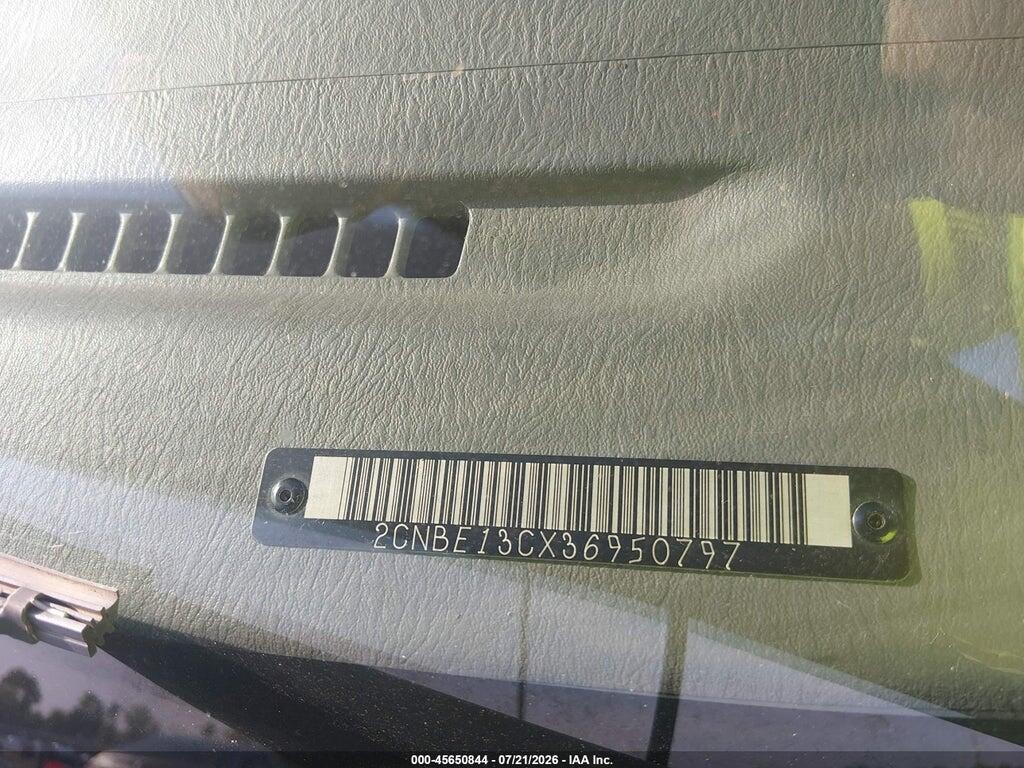 2CNBE13CX36950797 2003 CHEVROLET TRACKER photo no. 9