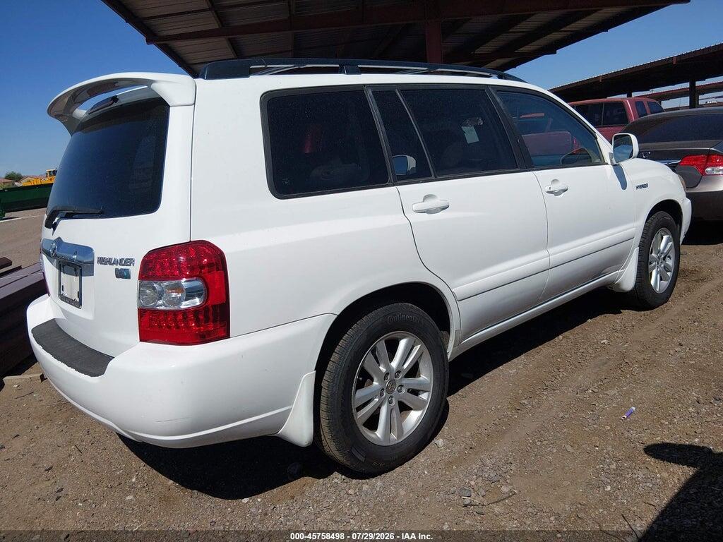 JTEDW21AX60014737 2006 TOYOTA HIGHLANDER HYBRID photo no. 4