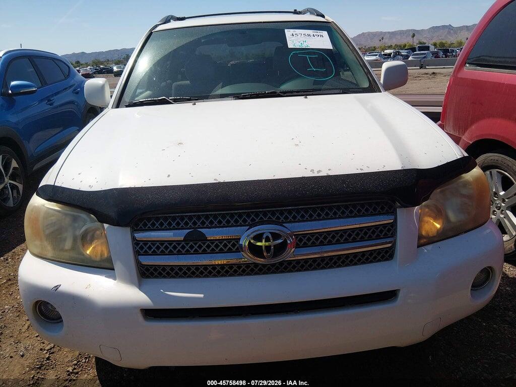 JTEDW21AX60014737 2006 TOYOTA HIGHLANDER HYBRID photo no. 6