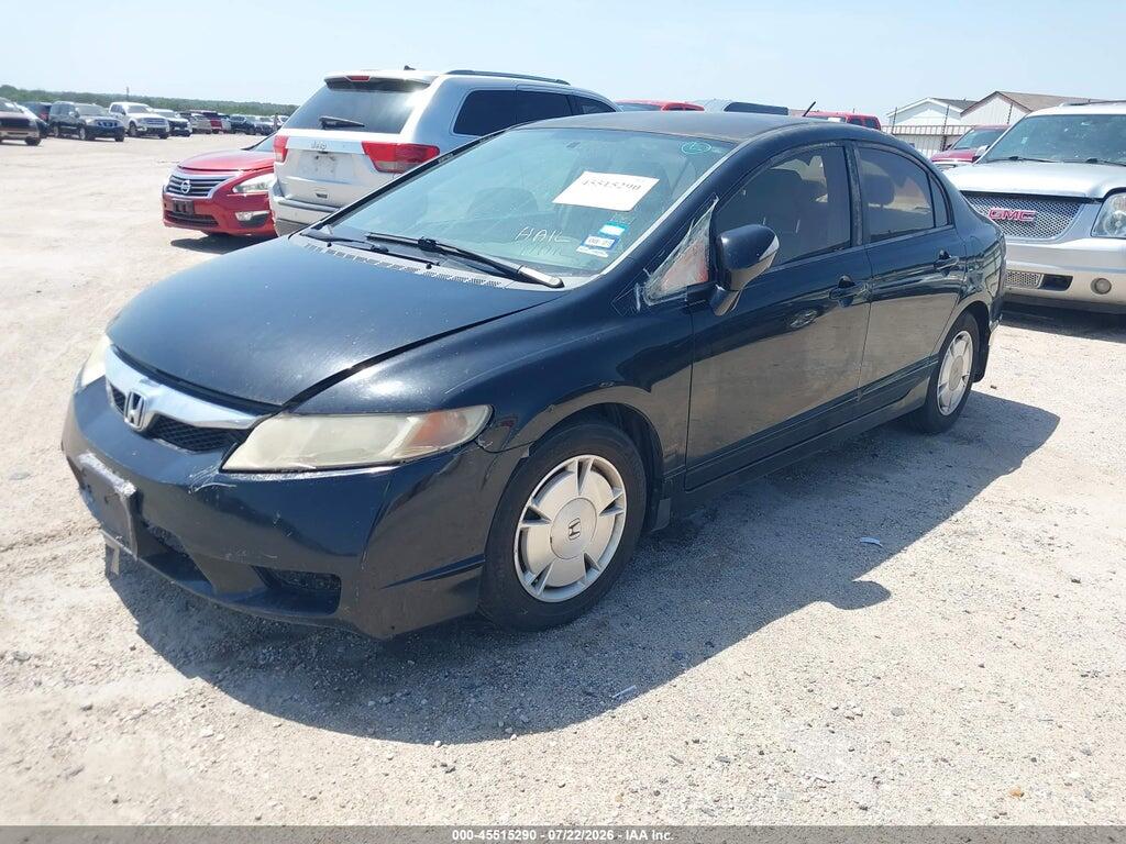 JHMFA36259S003459 2009 HONDA CIVIC HYBRID photo no. 2