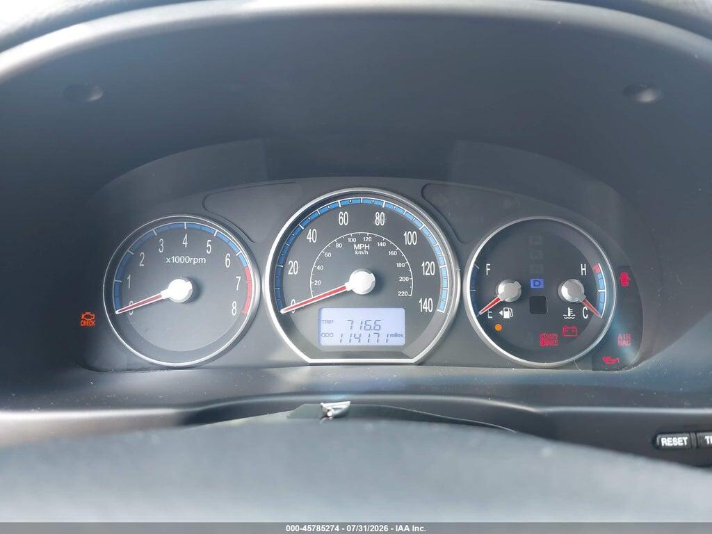 5NMSG73D79H282940 2009 HYUNDAI SANTA FE photo no. 7