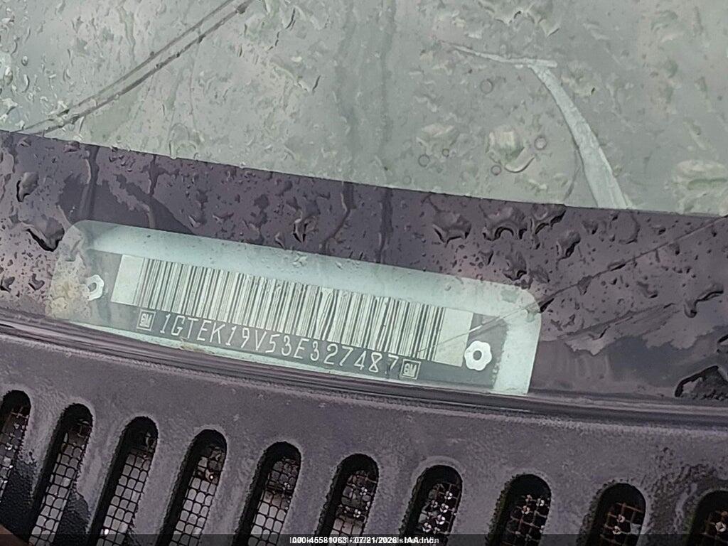 1GTEK19V53E327487 2003 GMC SIERRA 1500 photo no. 9