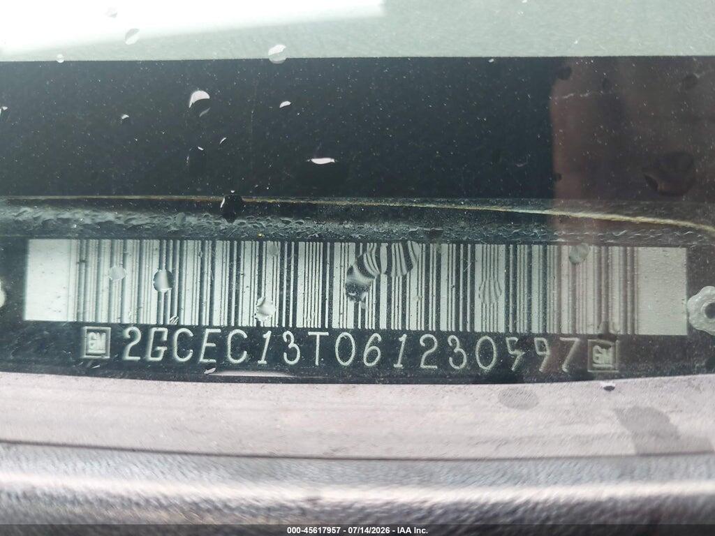 2GCEC13T061230997 2006 CHEVROLET SILVERADO 1500 photo no. 9
