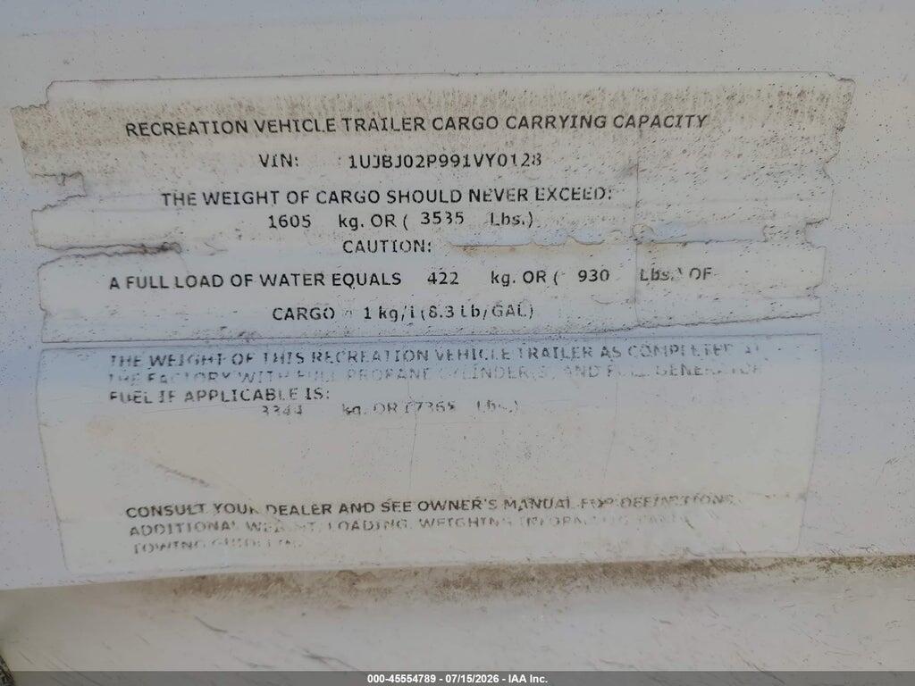 1UJBJ02P991VY0128 2009 JAYCO OCTANE ZX M-26Y photo no. 9