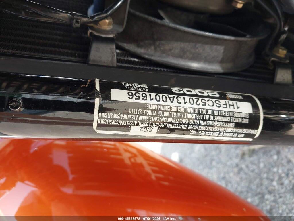 1HFSC52013A001656 2003 HONDA VT1300 photo no. 10