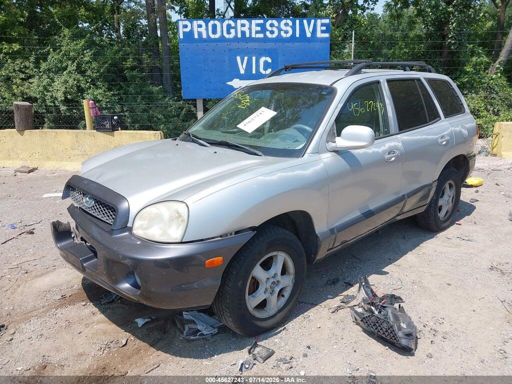KM8SC73D33U430833 2003 HYUNDAI SANTA FE photo no. 2