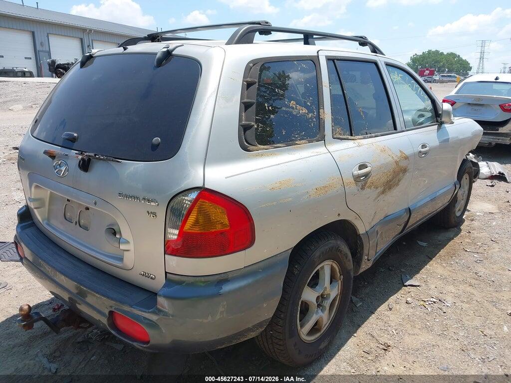KM8SC73D33U430833 2003 HYUNDAI SANTA FE photo no. 4