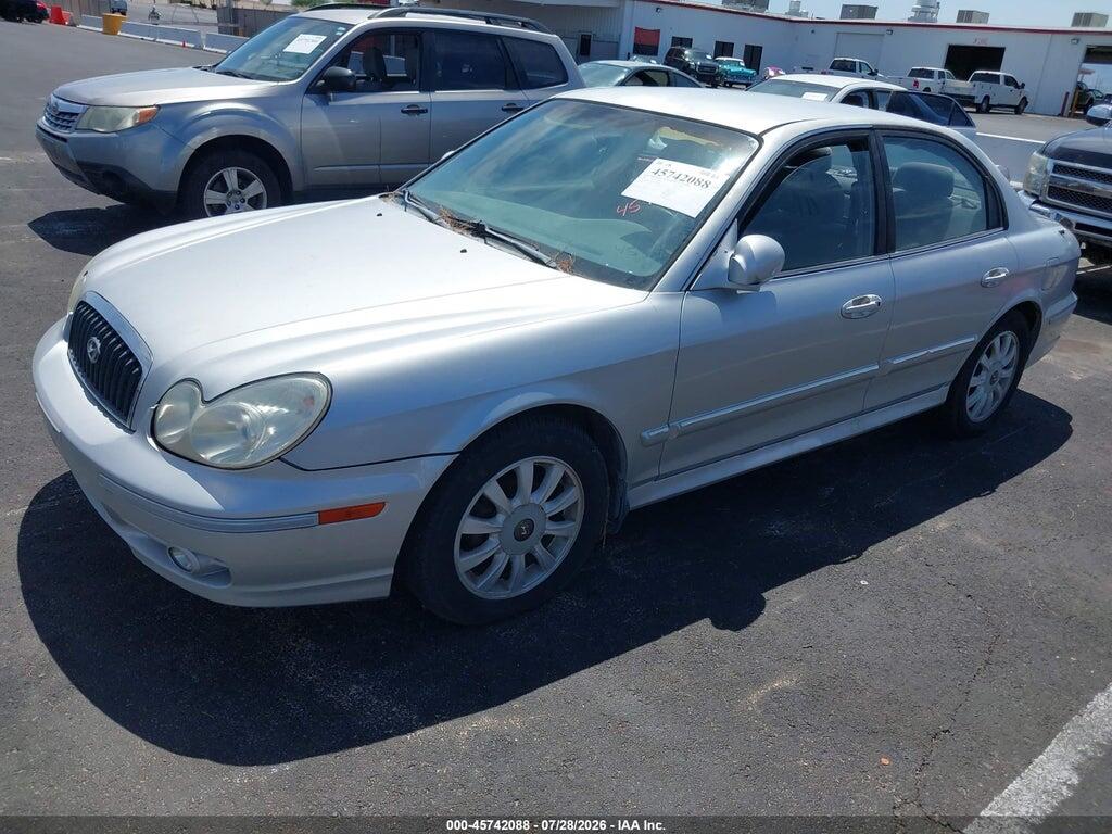 KMHWF35H63A889650 2003 HYUNDAI SONATA photo no. 2