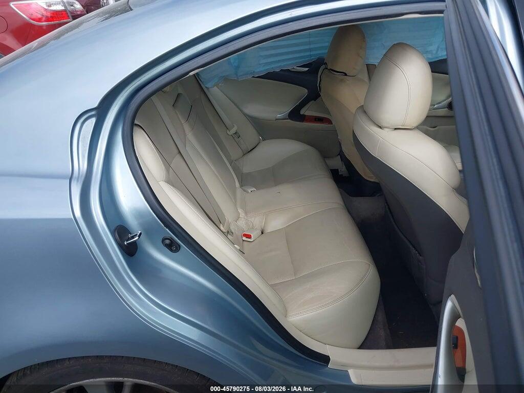JTHBK262295094159 2009 LEXUS IS 250 photo no. 8