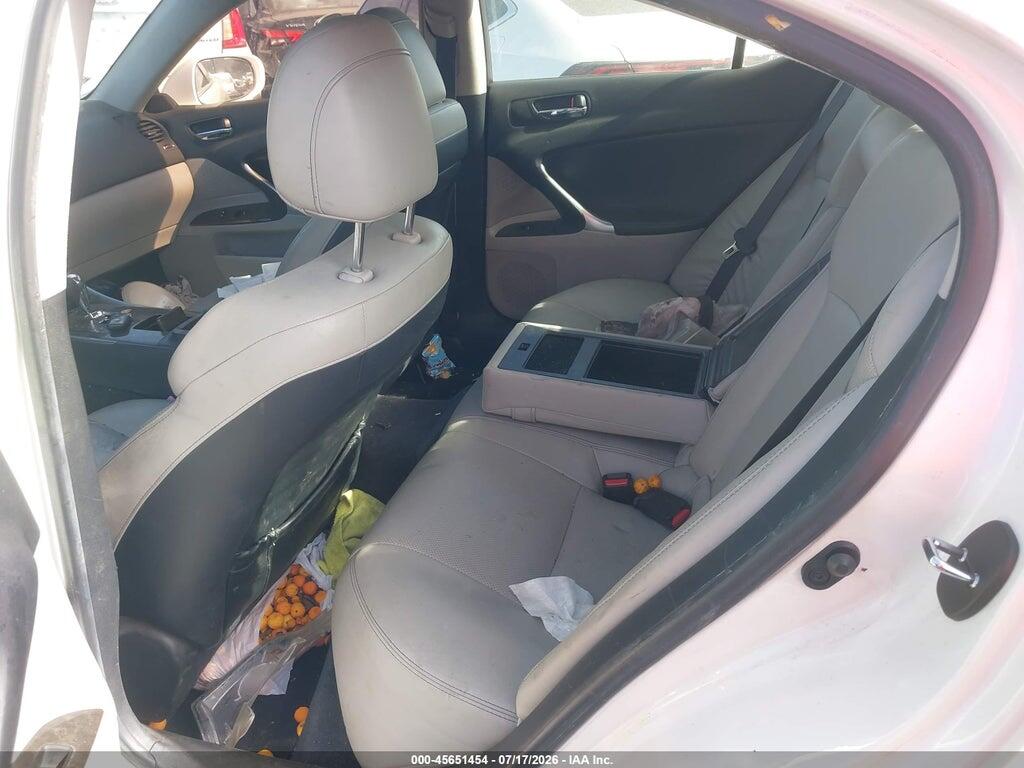 JTHBK262395096521 2009 LEXUS IS 250 photo no. 8
