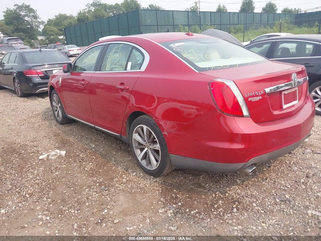 1LNHM93R99G603504 2009 LINCOLN MKS photo no. 3