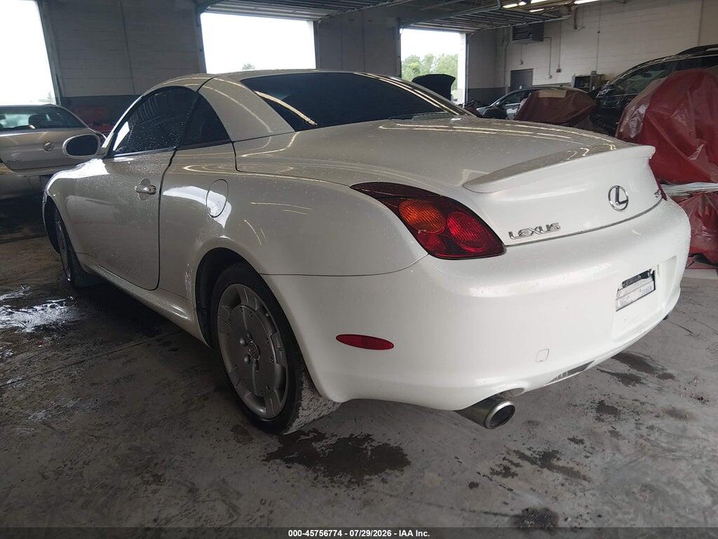 JTHFN48Y630046934 2003 LEXUS SC 430 photo no. 3