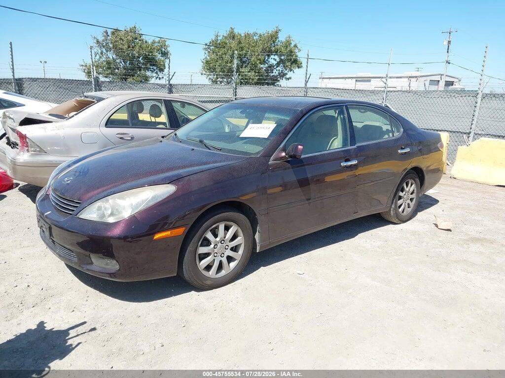 JTHBF30G630100421 2003 LEXUS ES 300 photo no. 2
