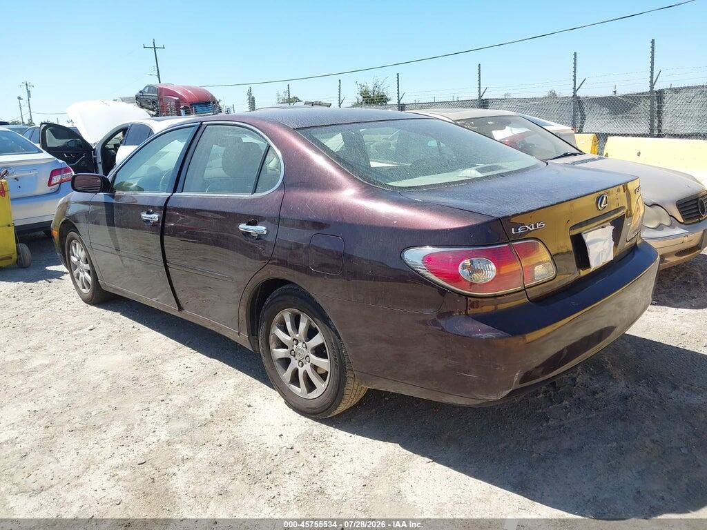 JTHBF30G630100421 2003 LEXUS ES 300 photo no. 3