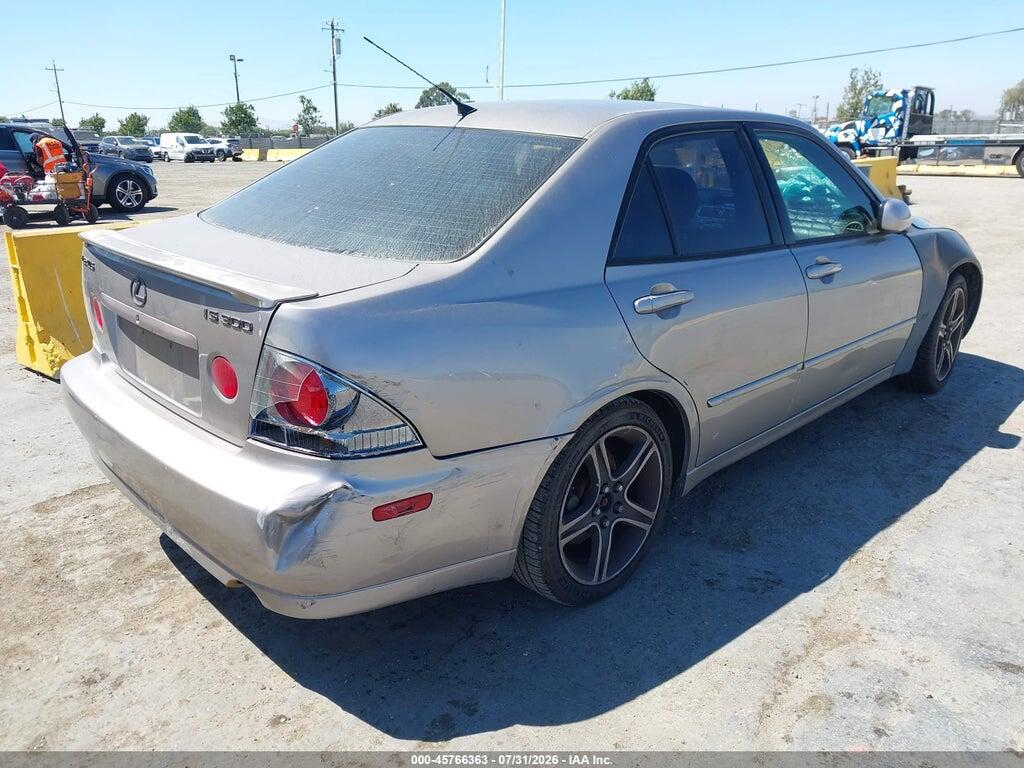 JTHBD192730079225 2003 LEXUS IS 300 photo no. 4