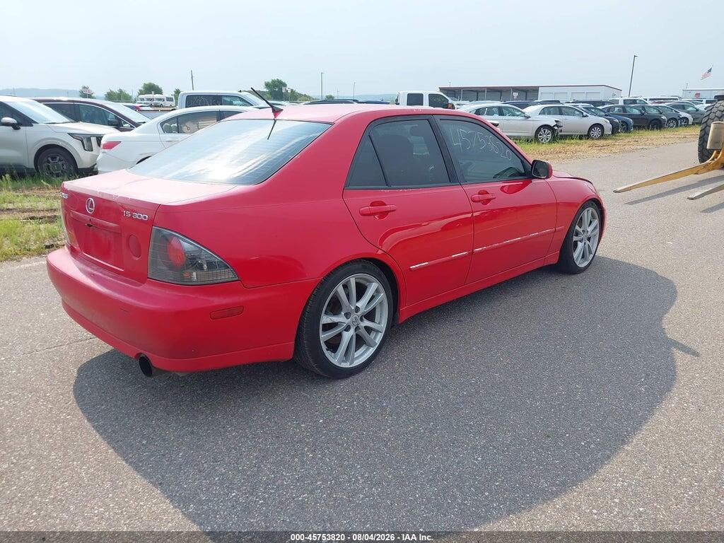 JTHBD192930065214 2003 LEXUS IS 300 photo no. 4