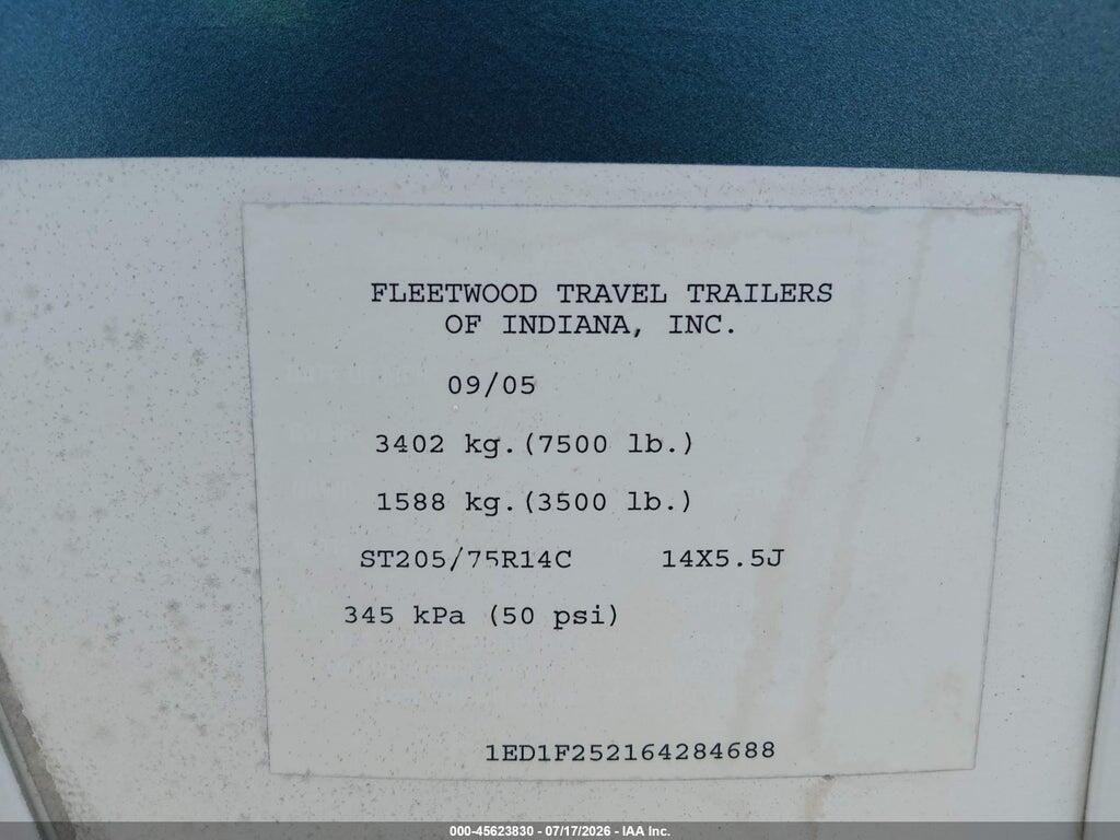 1ED1F252164284688 2006 FLEETWOOD WILDERNESS photo no. 9