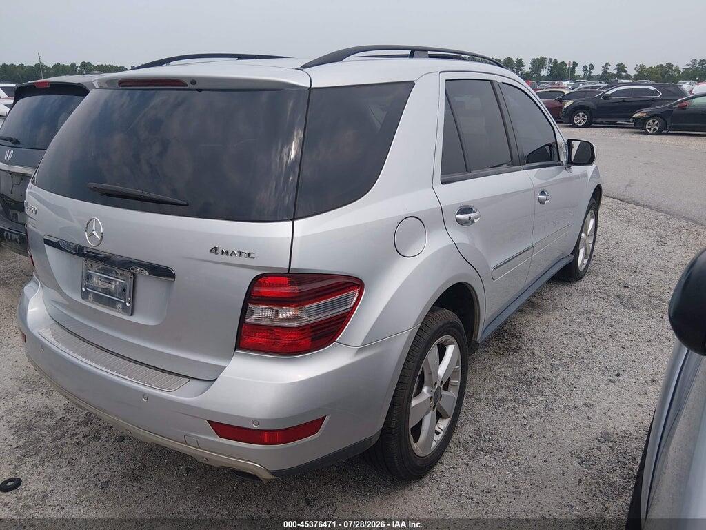 4JGBB86E69A520842 2009 MERCEDES-BENZ ML 350 photo no. 4