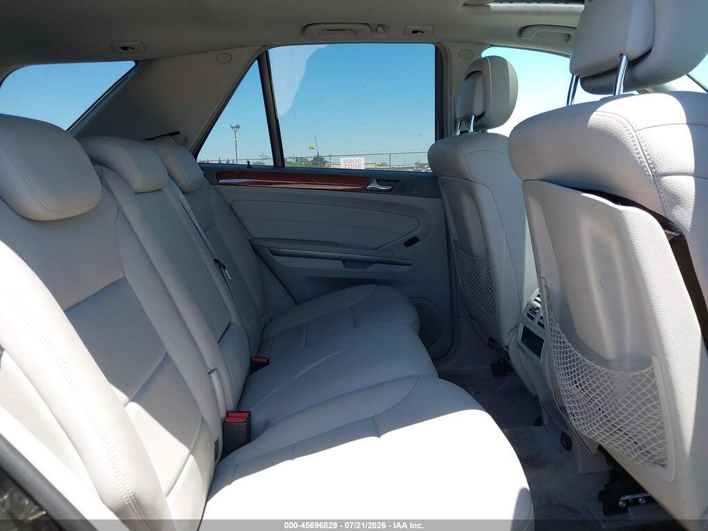 4JGBB86E49A488182 2009 MERCEDES-BENZ ML 350 photo no. 8