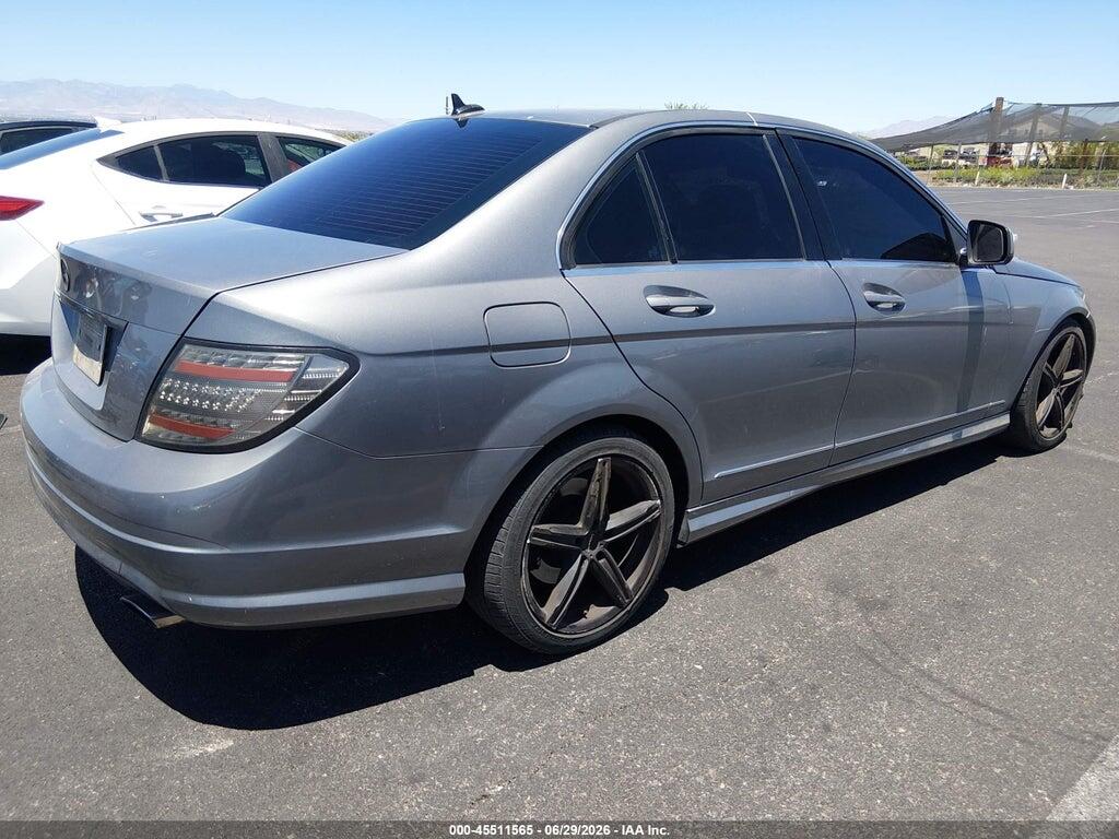 WDDGF81X39R067231 2009 MERCEDES-BENZ C 300 photo no. 4