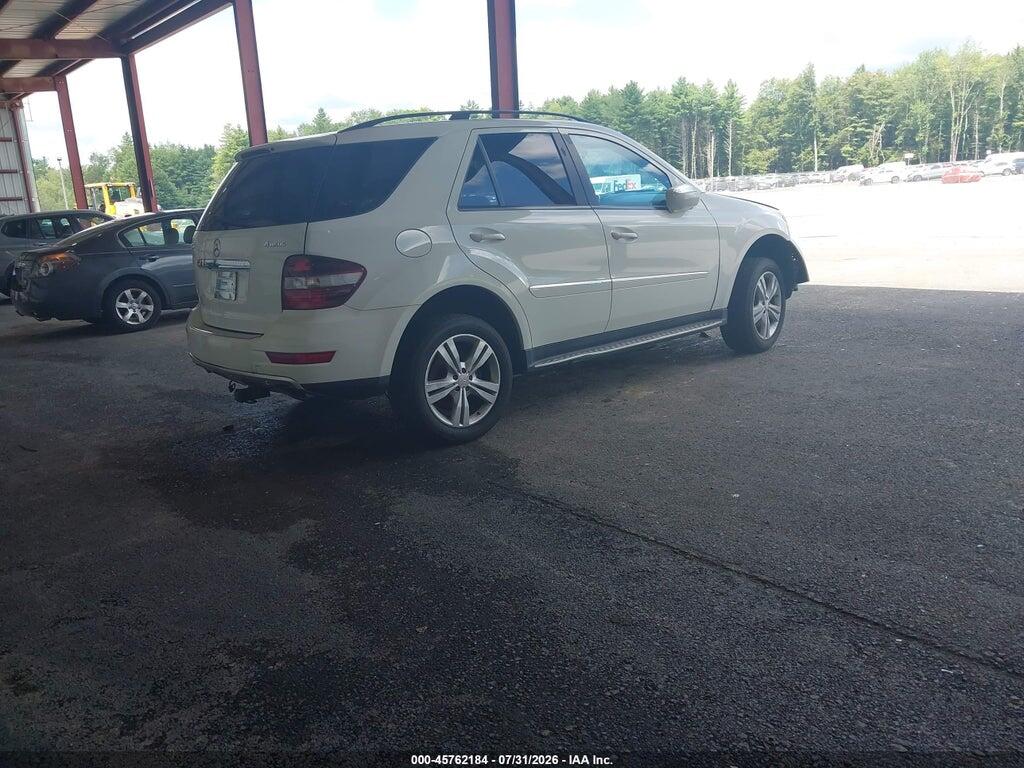 4JGBB86E79A492856 2009 MERCEDES-BENZ ML 350 photo no. 4