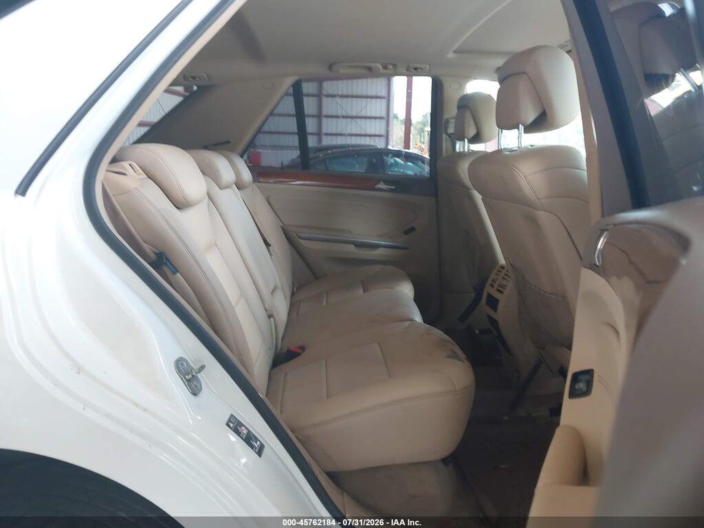 4JGBB86E79A492856 2009 MERCEDES-BENZ ML 350 photo no. 8