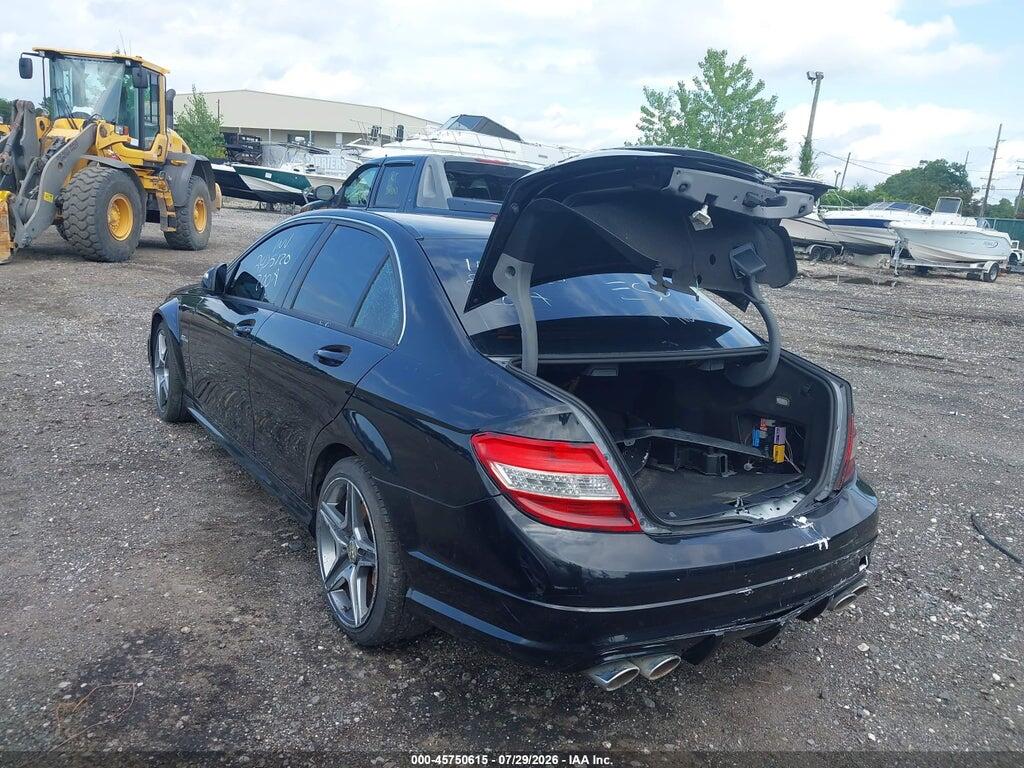 WDDGF77X39F302102 2009 MERCEDES-BENZ C 63 AMG photo no. 3