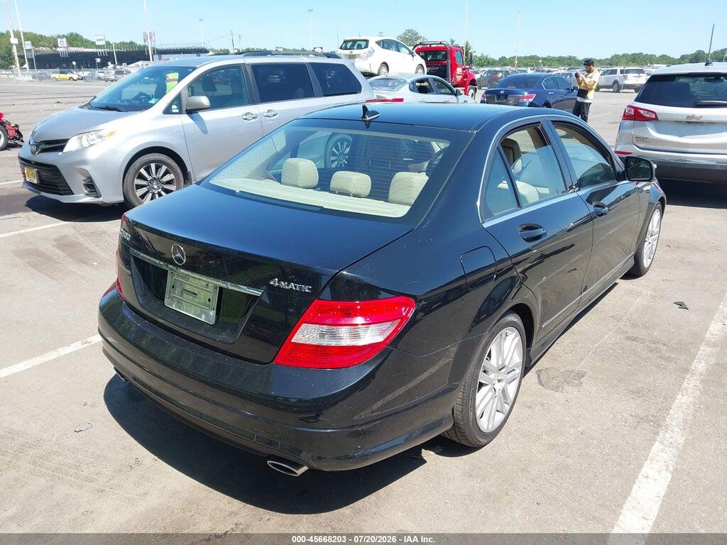 WDDGF81X29F330374 2009 MERCEDES-BENZ C 300 photo no. 4