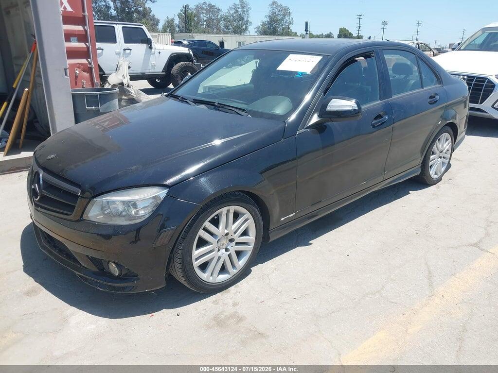 WDDGF54X29F332636 2009 MERCEDES-BENZ C 300 photo no. 2