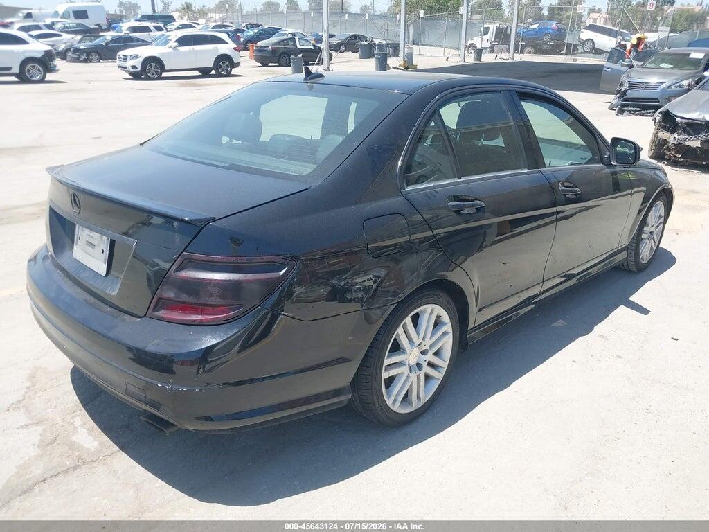 WDDGF54X29F332636 2009 MERCEDES-BENZ C 300 photo no. 4