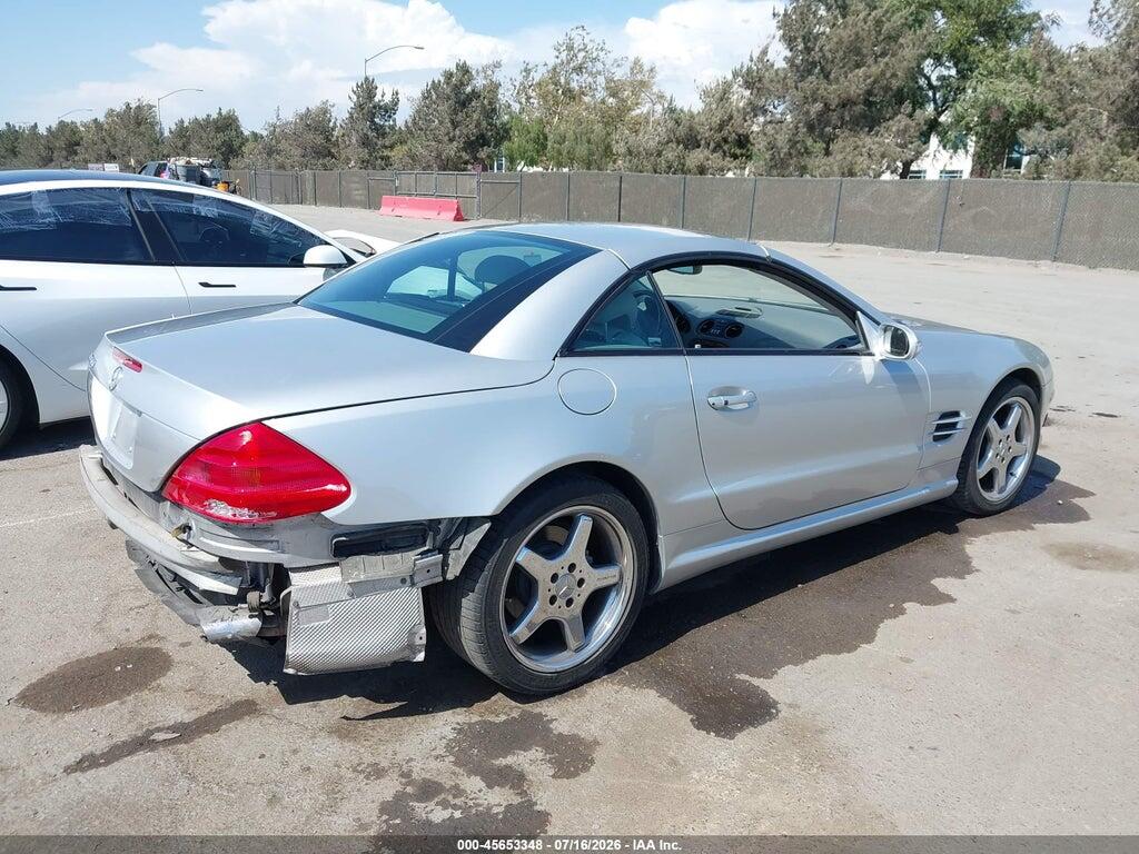 WDBSK75F03F020063 2003 MERCEDES-BENZ SL 500 photo no. 4