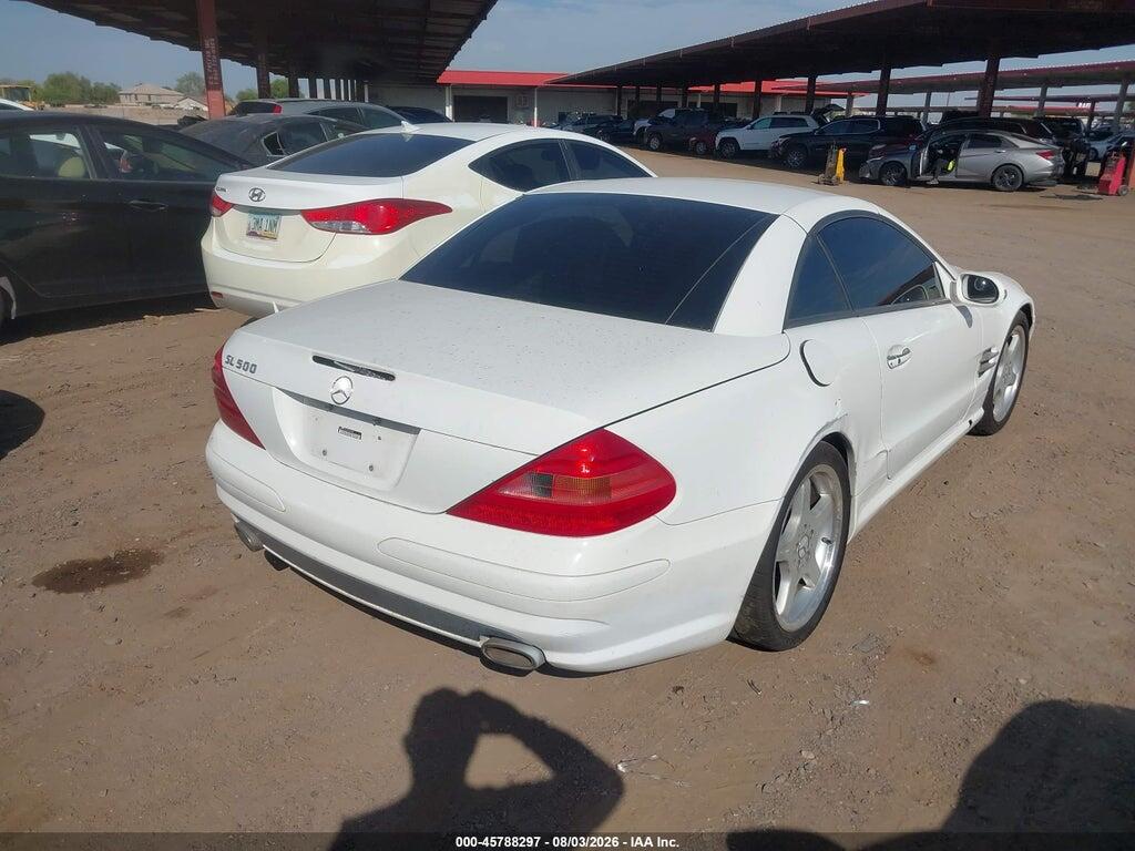 WDBSK75F23F006648 2003 MERCEDES-BENZ SL 500 photo no. 4