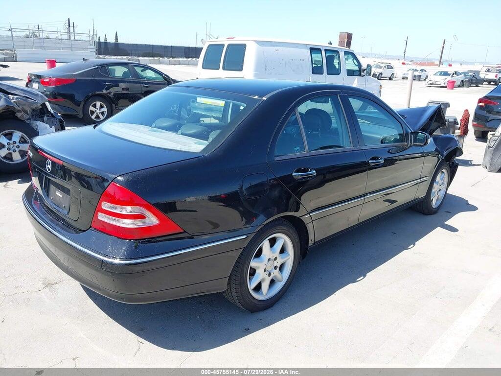 WDBRF61J03F376178 2003 MERCEDES-BENZ C 240 photo no. 4