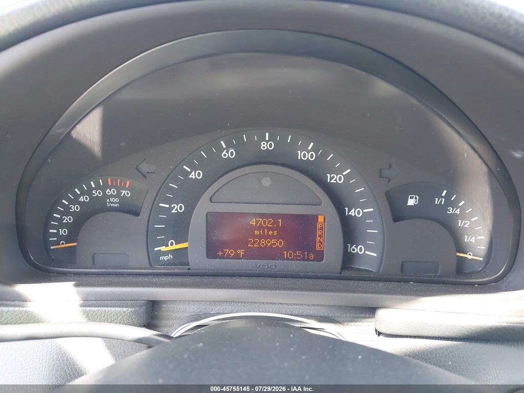 WDBRF61J03F376178 2003 MERCEDES-BENZ C 240 photo no. 7