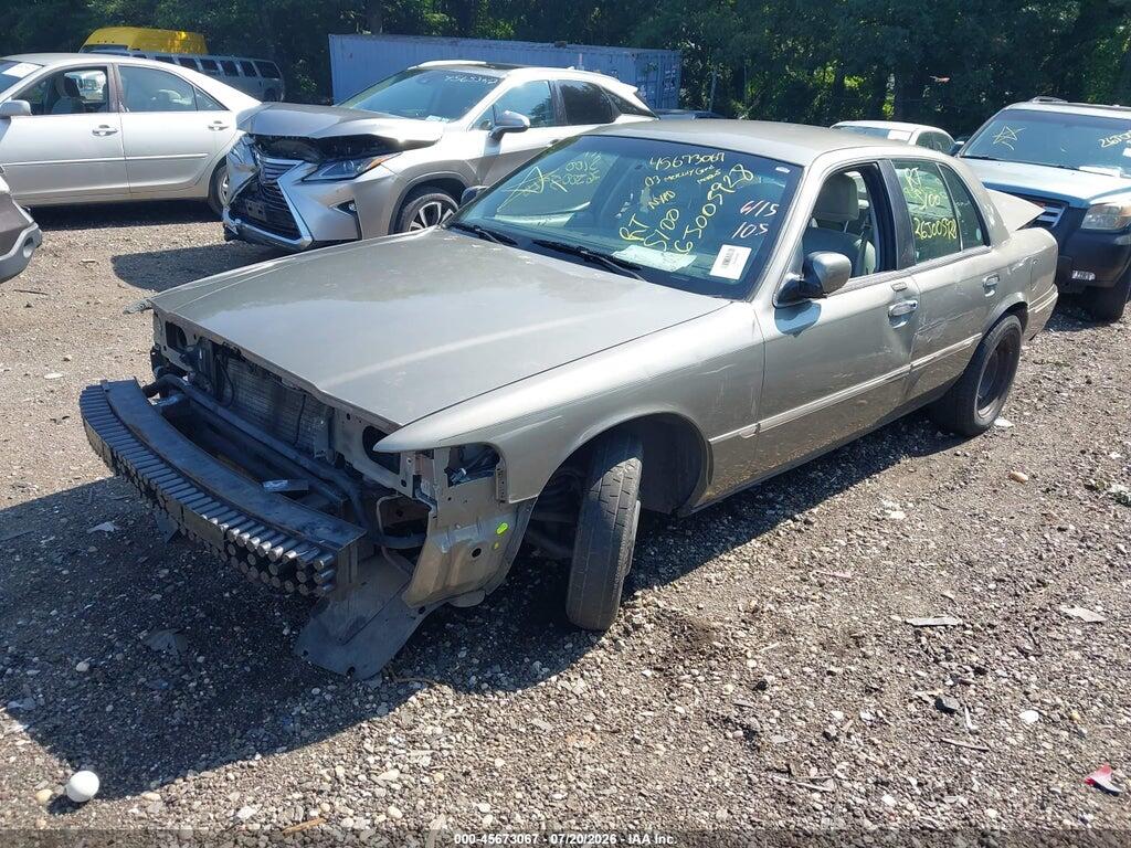 2MEFM75W13X619439 2003 MERCURY GRAND MARQUIS photo no. 2