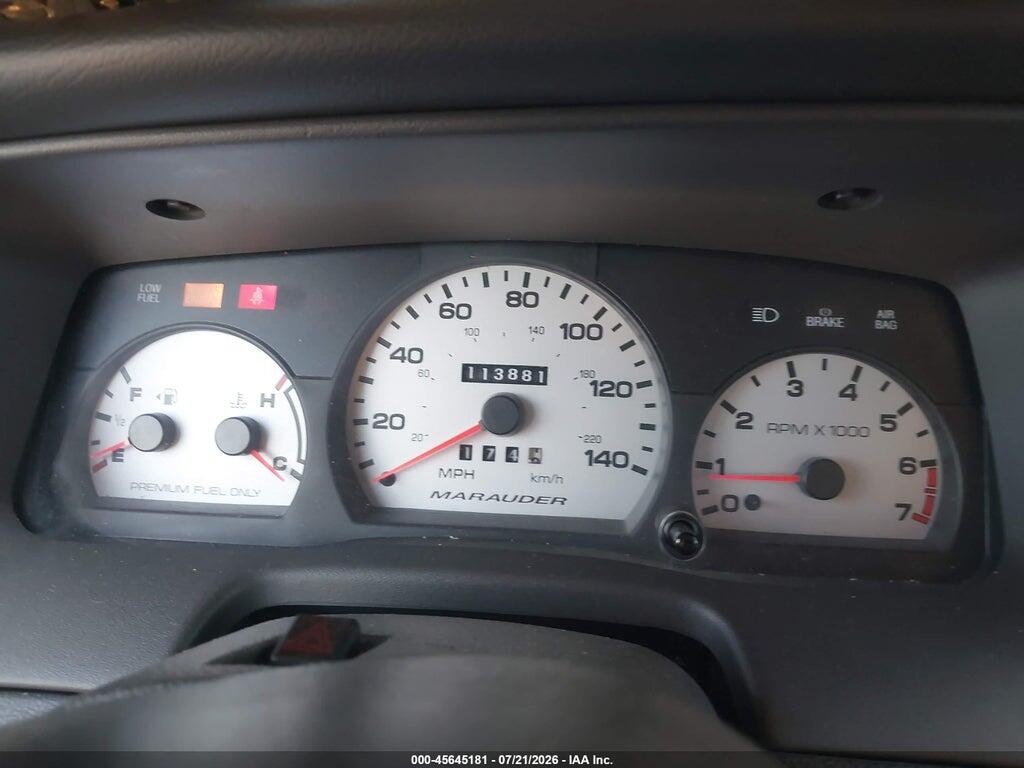 2MEHM75V83X692825 2003 MERCURY MARAUDER photo no. 7