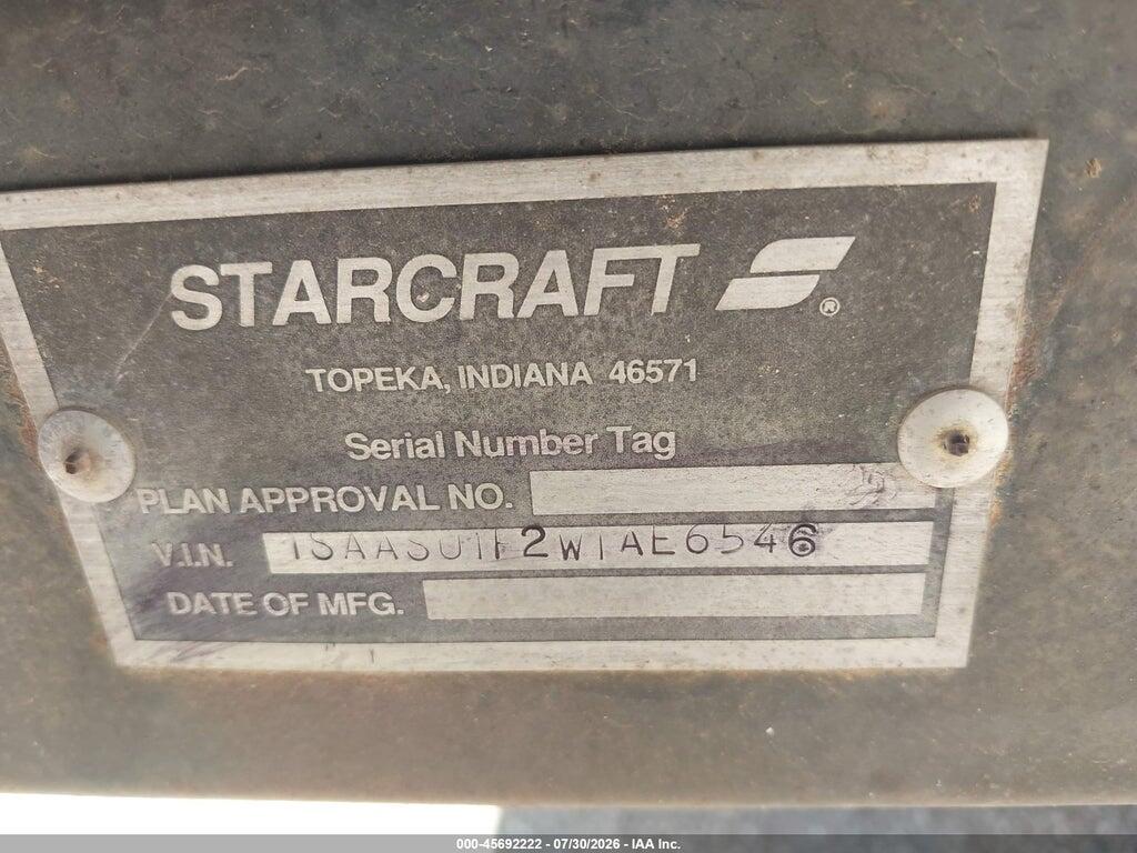 1SAAS01E2W1AE6546 1998 STARCRAFT 13' POPUP TRAILER photo no. 9