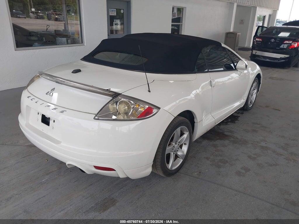 4A3AL25F19E025698 2009 MITSUBISHI ECLIPSE SPYDER photo no. 4