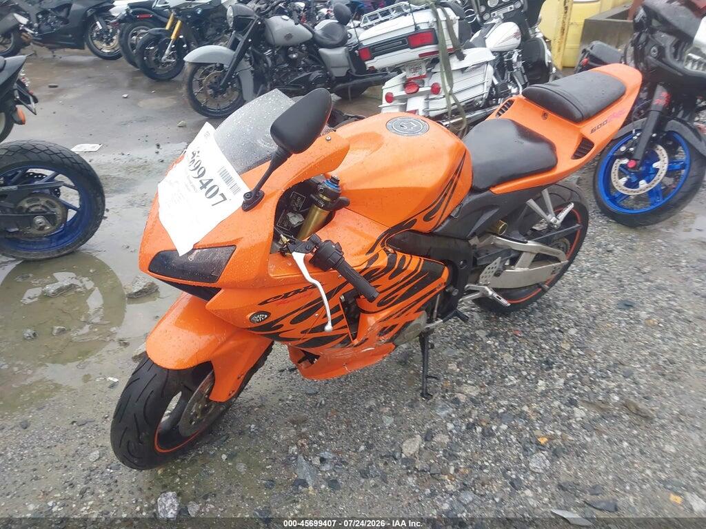 JH2PC37096M309925 2006 HONDA CBR600 photo no. 2