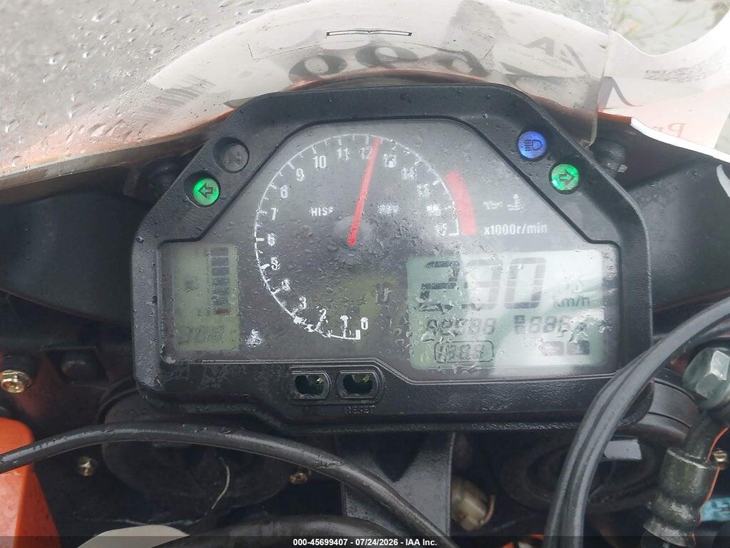 JH2PC37096M309925 2006 HONDA CBR600 photo no. 7