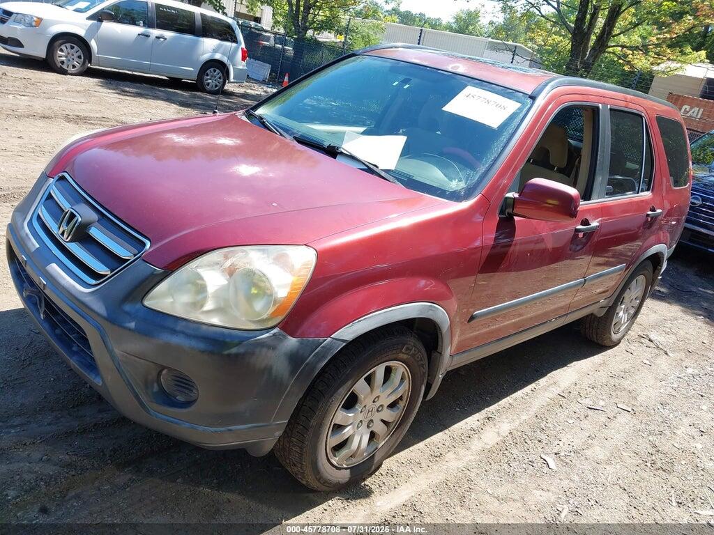 JHLRD78856C015828 2006 HONDA CR-V photo no. 2