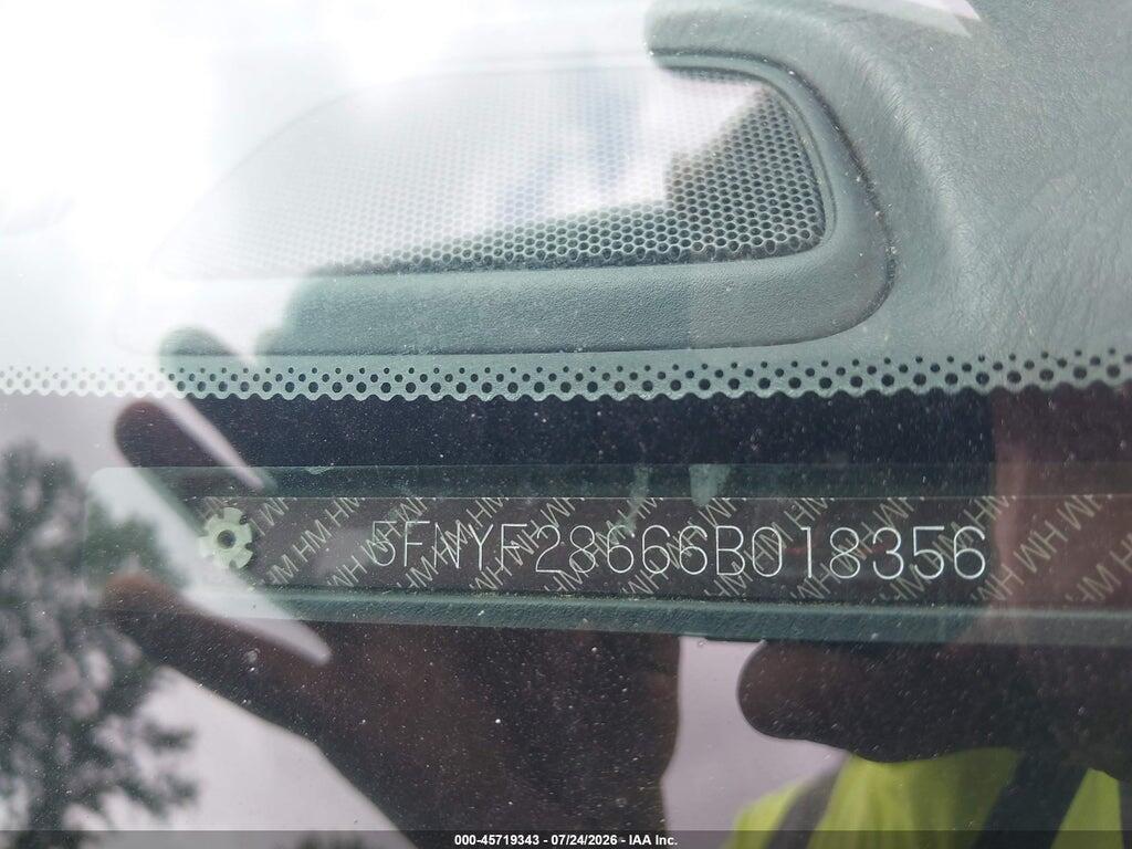 5FNYF28666B018356 2006 HONDA PILOT photo no. 9