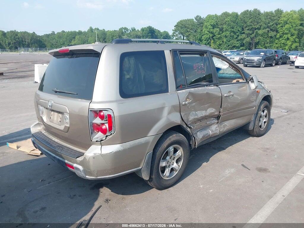5FNYF28656B000575 2006 HONDA PILOT photo no. 4
