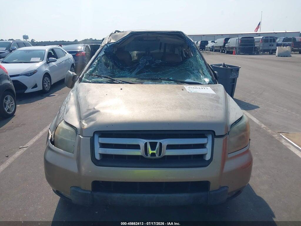 5FNYF28656B000575 2006 HONDA PILOT photo no. 6
