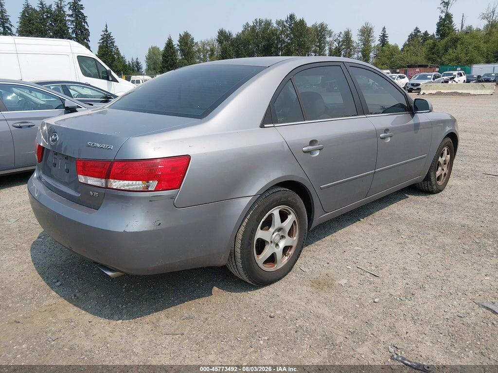 5NPEU46F76H023526 2006 HYUNDAI SONATA photo no. 4