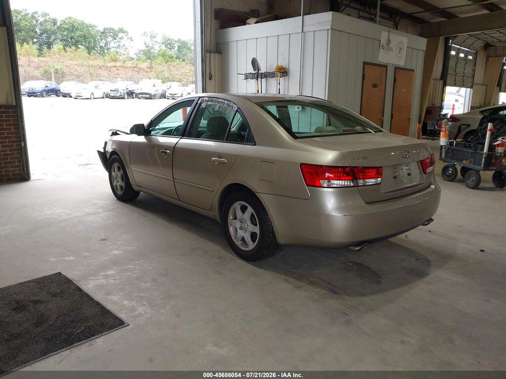 5NPEU46F86H015502 2006 HYUNDAI SONATA photo no. 3
